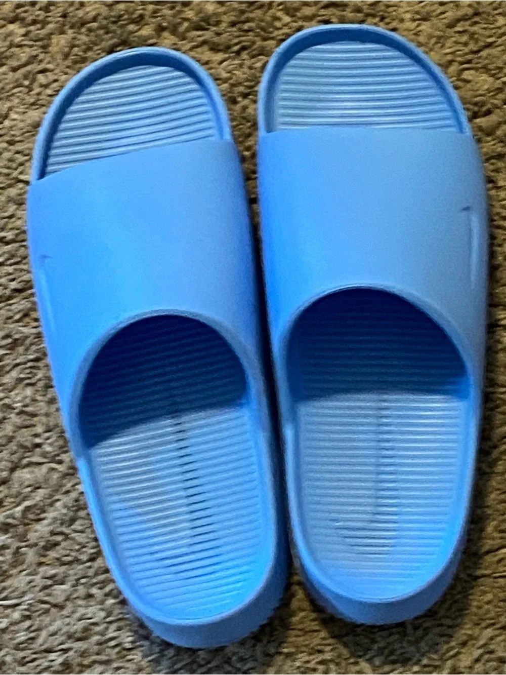 Nike Light Blue Slide Sandals